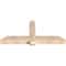 Ekena Millwork Eugene Smooth Timber Gable Bracket, Douglas Fir, 60"W x 27"H x 5 1/2"D x 5 1/2"F, 11/12 Pitch GBW060X27X0606EUG00SDF - alternate 3